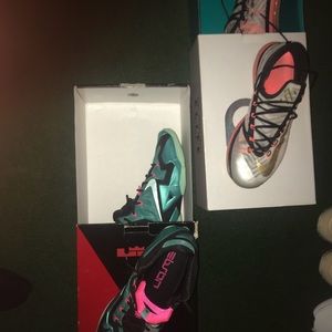 LeBron South Beach and KD 6 elite gold pack